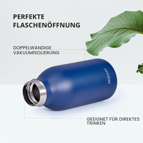 Trinkflasche Thermo Edelstahl 350ml, für heiße und kalte Getränke – Ansicht 3