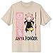 Spy X Family Anya Forger Icons Crew Neck Short Sleeve Natural Adult T-Shirt-Large