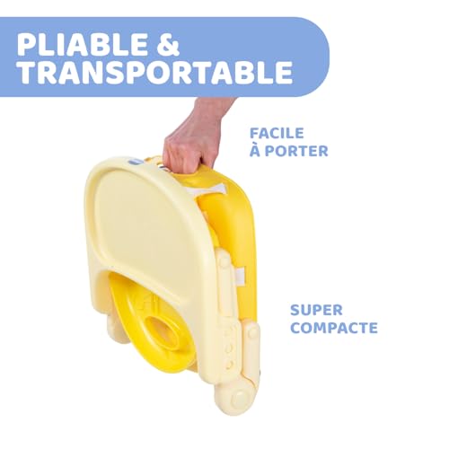Rehausseur de table réglable et compact de 15 kg max pour repas nomade