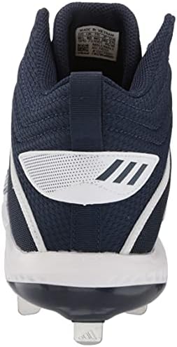 adidas Men's FV9359 Baseball Shoe, Navy Blue/White/White, 17 | Image 2