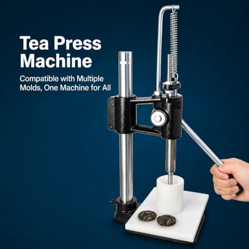 Prensa manual de té con molde de 4 cm y mango ajustable 3
