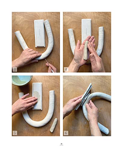 No Kiln, Handbuilding Clay Projects: 50 Elegant Projects to Make for the Home (Fox Chapel Publishing) Beginner-Friendly Step-by-Step Instructions, Technique Tutorials, and More, No Wheel Needed - Image 6