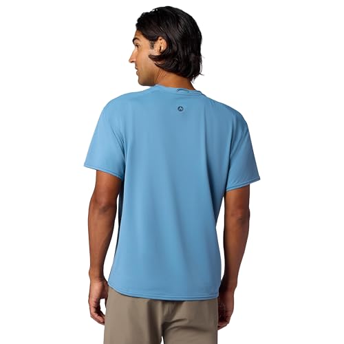 Image of MARMOT Men's Air Exchange UPF 50 Short Sleeve Crew Neck Shirt - Breathable, Moisture Wicking