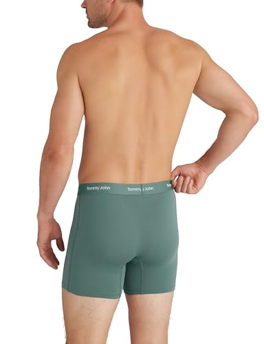 Image of Tommy John Men's Luxe Modal 6 inch Boxer Brief Underwear 3-Pack