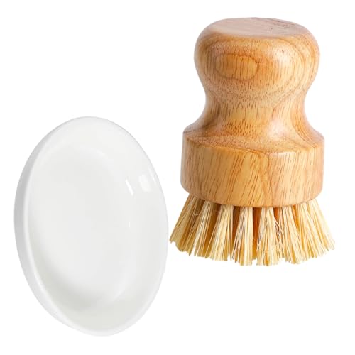 Brosses à pot en poils Healvian : 2 ensembles de vaisselle - 2
