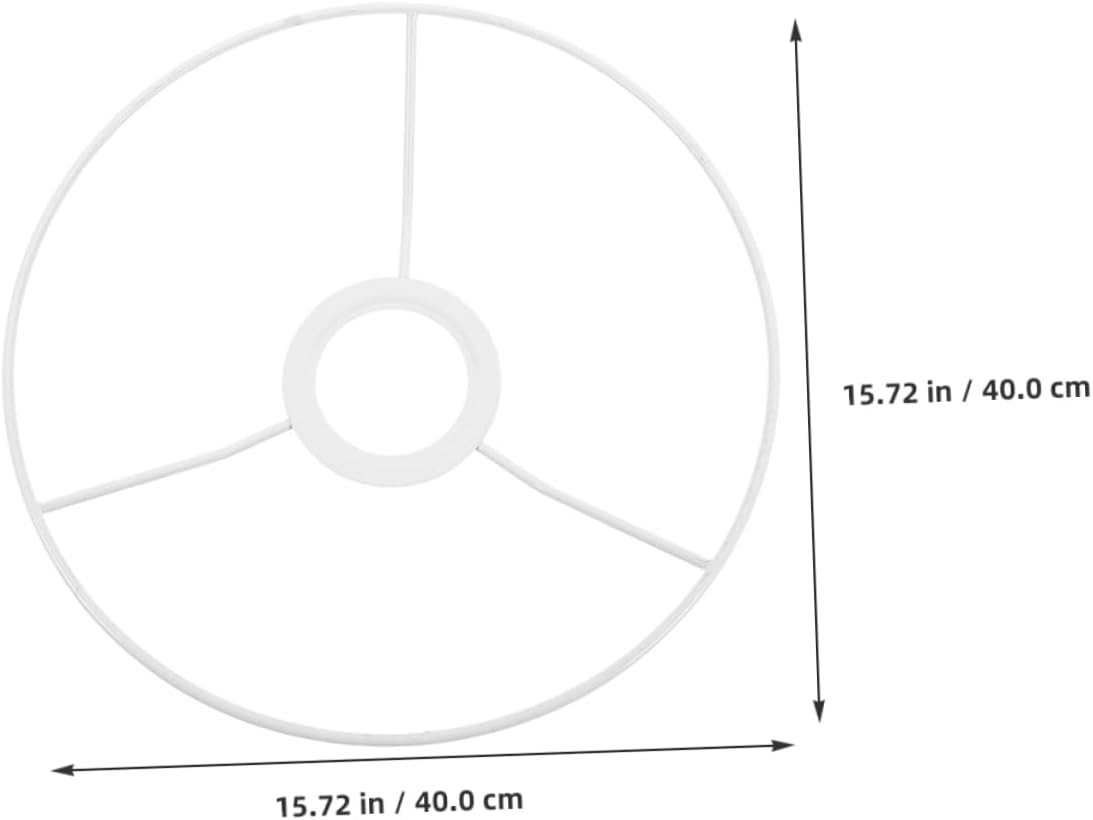 1 Set DIY Lampshade Frame Ring Sturdy Construction for Light Fixture Versatile Lamp Shade Holder for Table Floor and Ceiling Lamps Elegant Design for Home Lighting
