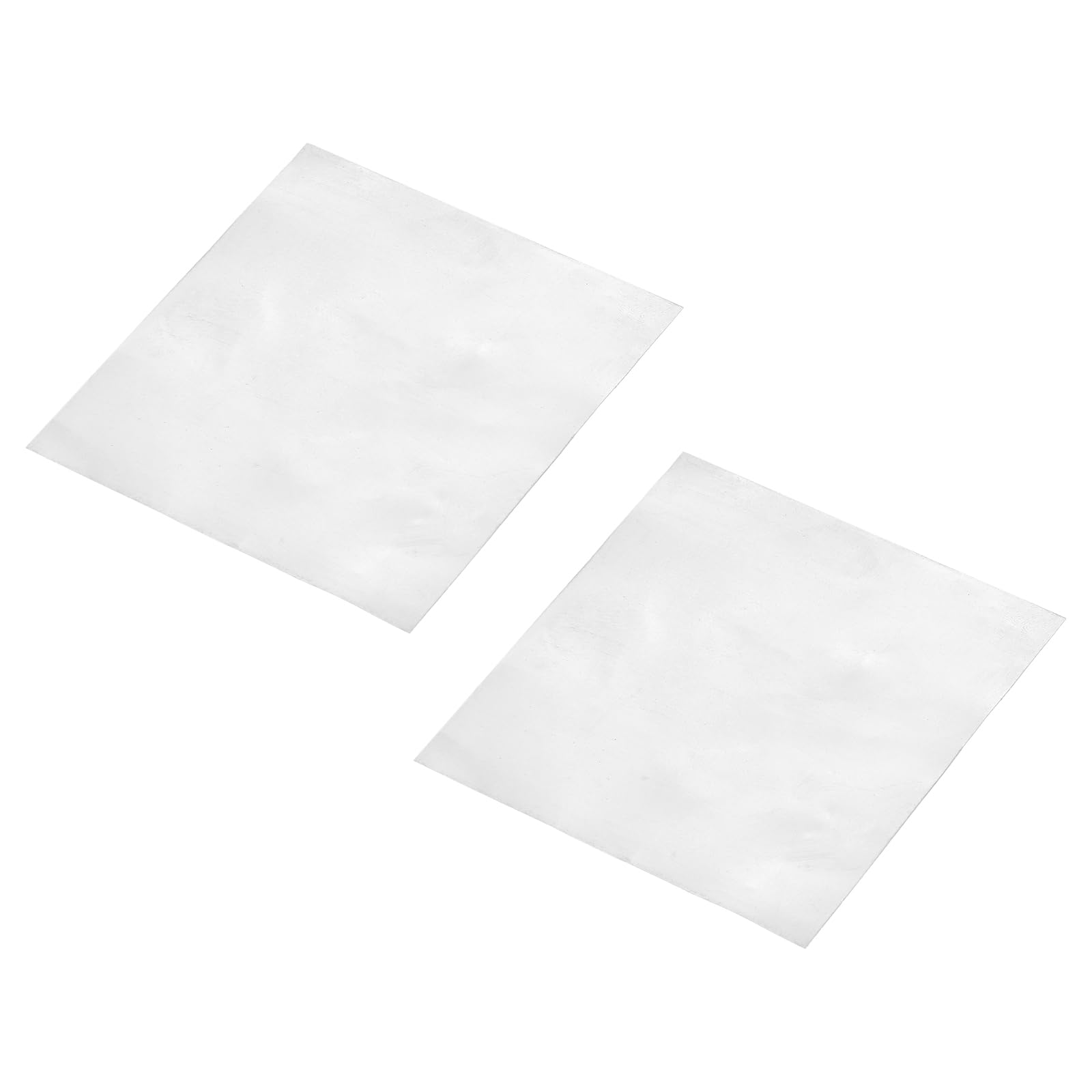 sourcing map Zinkbleche, 99,99 % hochreine Zinkplatte, 0,1 x 100 x 100 mm, Metall-Zinkfolie, Zink-Anodenstreifen für Wissenschaft, Labor, Industrie, Handwerk, 5 Stück