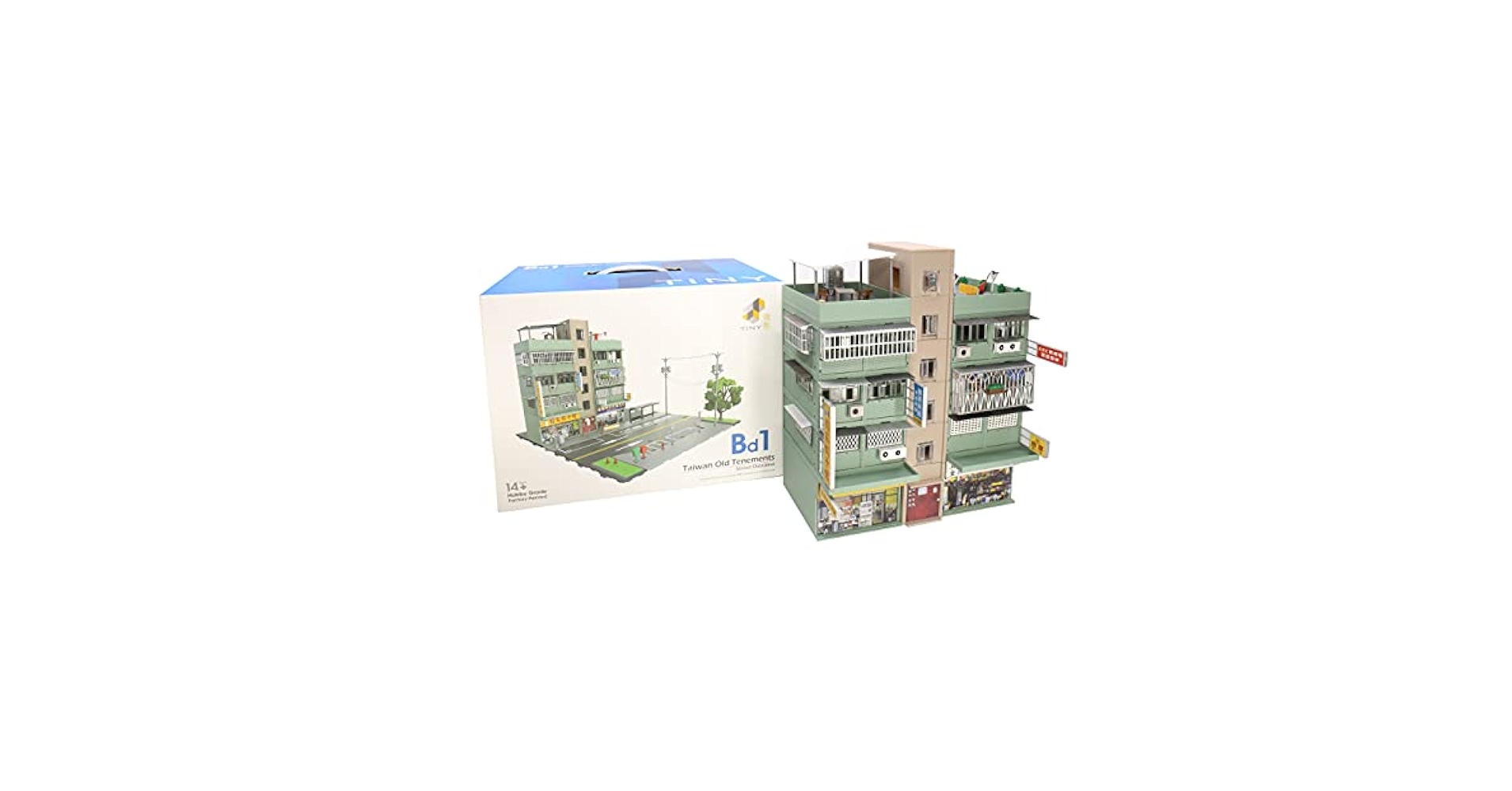 Amazon | Tiny City Bd1 台湾旧市街 ジオラマビルセット