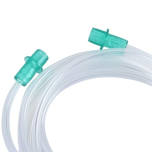 Image of Oxygen Mask for Adult, Oxygen Universal Oxygen Mask with Tubing Therapy Mask, Washable, Reusable Oxygen Mask (Pack of 1)