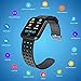 DoSmarter Surpro Fitness Watch, Wearable Activity Tracker Running Watch with Heart Rate Monitor, Waterproof Smart Wristband Pedometer Watch for Kids Woman Man, Black