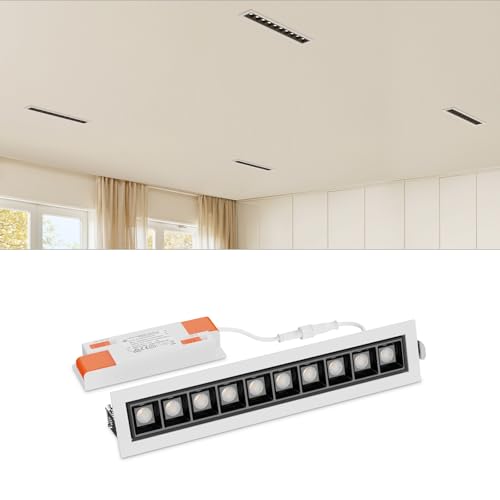 Luminaire linéaire encastré orientable SCON 10W pour sublimer l'ambiance de votre salon moderne