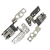 HSSDTECH LCD-Bildschirm-Scharnierhalterung Ersatzteil für HP Envy X360 15-EW 15T-EW 15-EY Series 15-EW1073CL 15-EY1010NR, TPN-C157 N09646-001 AM3R8000300 Left & Right LCD Screen Hinge Bracket