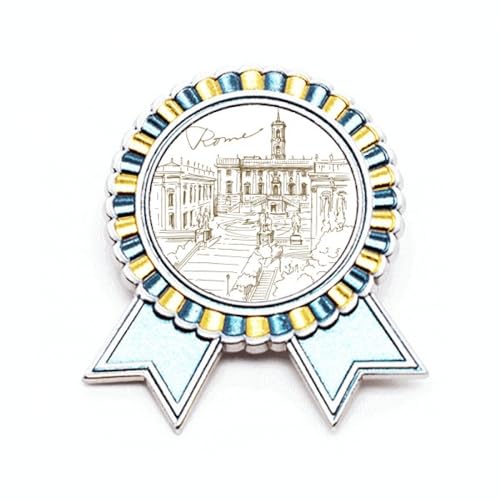 Broche Fontana di Trevi Rome médaille souvenir idéale pour passionné d'Italie