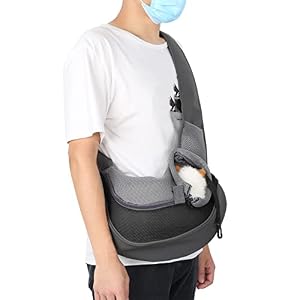 Pet Dog Sling Carrier, Breathable Mesh Cat Sling Carrier, Shoulder Tote Bag Front Pocket Cat Carrier Bag Travel Carrier Bag Pet Pouch Bag Pet Sling Carrier for Small (Large Pet Dog Sling Carrier, Breathable Mesh Cat Sling Carrier, Shoulder Tote Bag Front Pocket Cat Carrier Bag Travel Carrier Bag Pet Pouch Bag Pet Sling Carrier for Small (Large