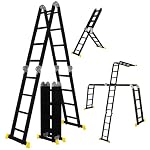 Craftfull – 𝐂𝐑𝐀𝐅𝐓𝐅𝐔𝐋𝐋 Aluminium Mehrzweckleiter | 𝟑 𝐉𝐀𝐇𝐑𝐄 𝐆𝐀𝐑𝐀𝐍𝐓𝐈𝐄 - 6in