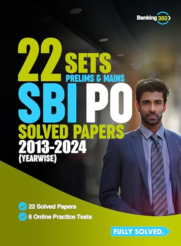 SBI PO [Prelims & Mains] Previous Years Solved Papers and 6 Onlin...