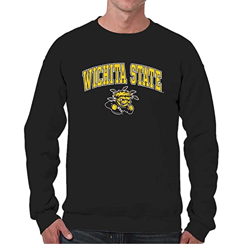 Image of NCAA College Sweatshirt Fleece Crewneck Pullover for Men and Women | Officially licensed NCAA college gameday crewneck pullover - 9 oz fleece lined sweatshirt with arch and logo design