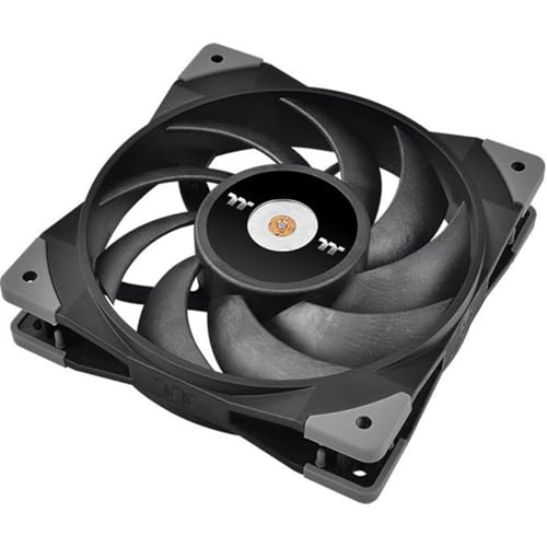 Image of Thermaltake ToughFan 12 High Static Pressure 2000 PWM, Metal-Reinforced Motor Hub, Gen.2 Hydraulic Bearing 120mm Case /Radiator Fan (Single Pack) CL-F117-PL12BL-A Black