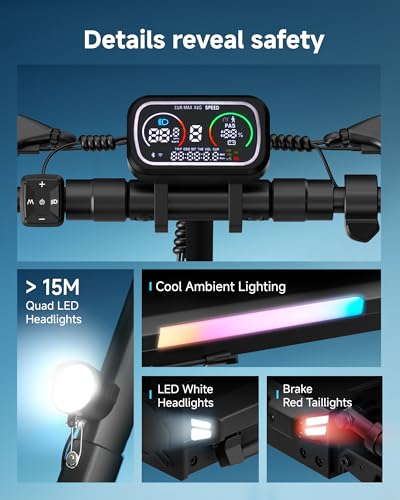 ECOROAD Electric Scooter for Teens, 800W Motor 25MPH & 25