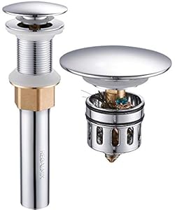 REGALMIX RWF082A Waschbecken-Abflussstopfen mit Sieb