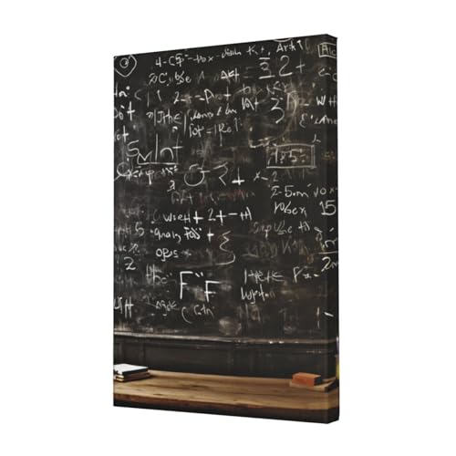 Impression sur toile tableau noir LPSRTWE 30x45 cm pour decoration murale de salon