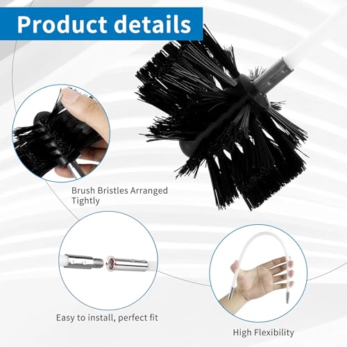 Kit de ramonage ajustable pour nettoyer un conduit bouché sans effort - 5