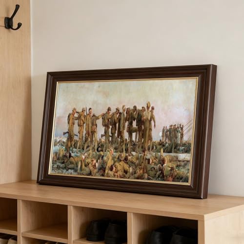 Toile tendue Gassed Sargent pour salon et bureau