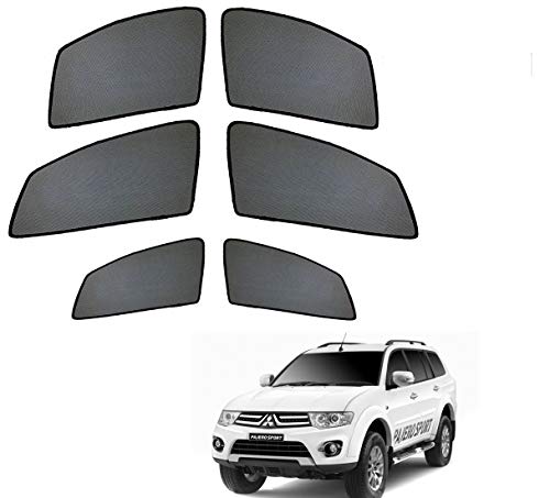 Kozdiko Half Magnetic Car Sunshades Curtain for Mitsubishi Pajero Sport