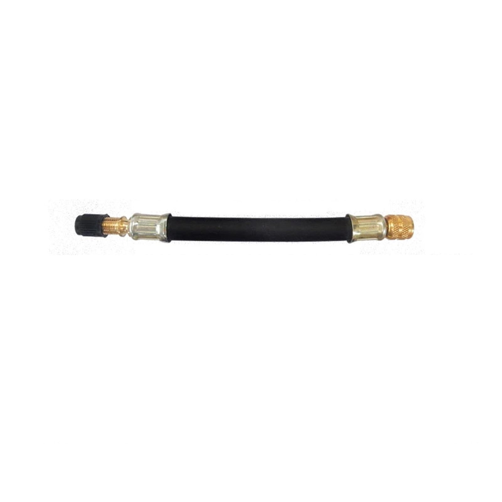 Dymkie 100Mm Bicycle Flexible Hose Tire Inflatable Rubber Hose Road Bike Car Extensions Tube Adapter(100Mm)