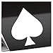 KIWISTAR voiture-as de pique-spades skat graz design sticker autocollant tuning bomb decals brise