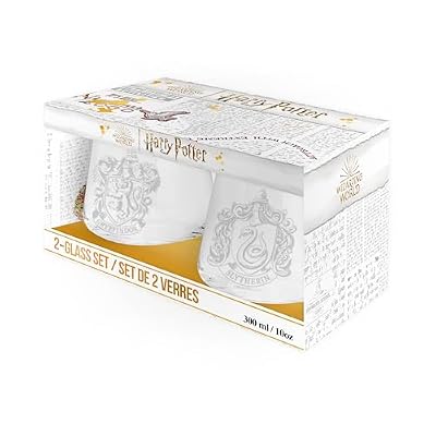 ABYSTYLE Set de 2 Vasos Harry Potter Modelo Gryffindor & Slytherin | Ya disponible en tu tienda friki favorita! En mundofriki.es! ABYSTYLE Set de 2 Vasos Harry Potter Modelo Gryffindor & Slytherin | Ya disponible en tu tienda friki favorita! En mundofriki.es!