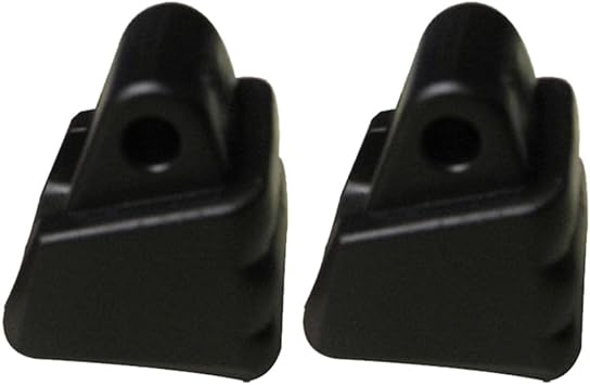 2 Pcs Black Roller Skates Brake Stopper Replacement Skate Accessories Brake Roller Skate Toe Stops and Plugs Block Universal Non-Slip Inline Skate Safety Brake