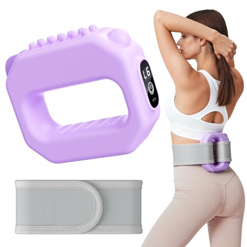 Image of MERACH Vibration Plate for Lymphatic Drainage, 6-Level Portable Cordless Vibration, Multifunctional Full-Body Fascia Ring, Deep Tissue Percussive Massager for Weight Loss, Gift for Women