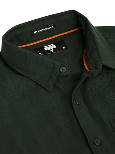 Image of Thomas Scott Men Classic Slim Fit Cotton Casual Full Sleeves Shirt