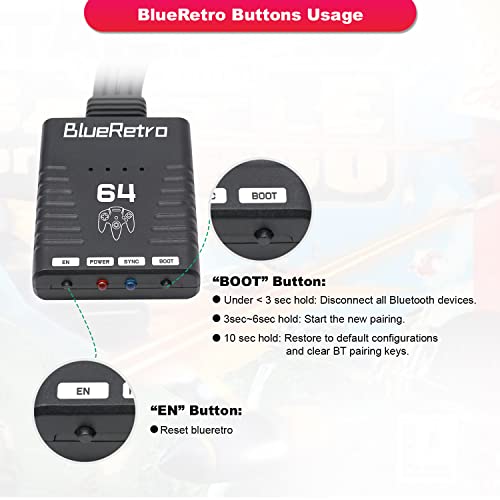 Image of BITFUNX Wireless Controller Adapter - Support Firmware Upgrade, Dual-Mode BT, Keymap Configuration, Compatible with PS3 /PS4 /PS5,Xbox One S,Series X /S,Switch Pro Bluetooth Controllers