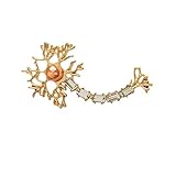 Metallart: Zinklegierung Anstecknadel aus Metall mit medizinischer Emaille, Geschenk für Ärzte, Krankenschwestern, Hämmer, Spritze, Krankenwagen, Blutdruckmessgerät, Neuron Hermesstab