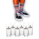🍻 𝐎𝐅𝐅𝐈𝐙𝐈𝐄𝐋𝐋𝐄𝐒 𝐁𝐄𝐂𝐊’𝐒 𝐆𝐋𝐀𝐒 - Das offizielle Beck’s Glas mit Logodruck des Beck’s Schriftzug auf der Vorder- und Logo Prägung des originalen Beck’s Schlüssels auf der Rückseite des Glases.