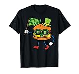St Patricks Day Burger Saint Paddys Food Lover Men Kid Women T-Shirt