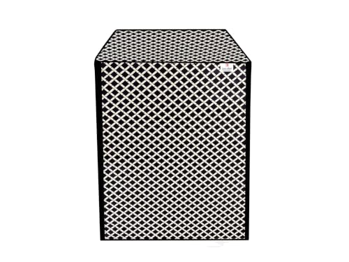 Image of Dishwasher Cover for 12 to 15 Place Setting | Water-Resistant Dustproof Zip Cover | Universal Fit Compatible with Bosch, LG, IFB, Hafele, Faber & More | 63 x 63 x 88 cm | Design 15