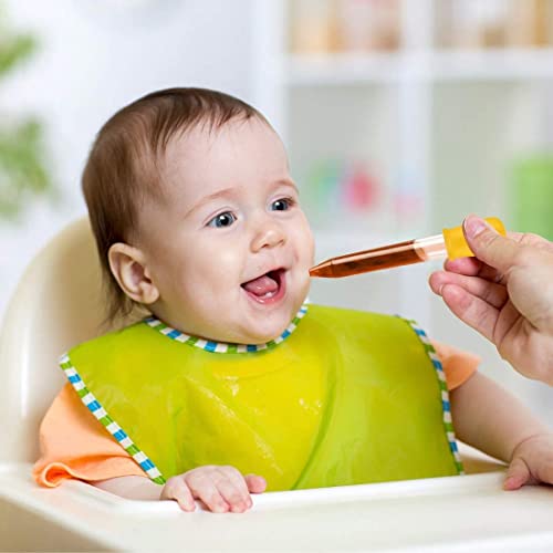 Image of Infant Teething Set For Baby, 4 And 2 Pack Combo Set, Silicon Baby Teethers Set, Bpa Free (Multicolors) (1 Medicine Dropper + 1 Fruit Teether)