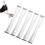 Brechstangen-Set – 5 Stück, Edelstahl, Bodenleisten-Entfernungswerkzeuge, robuste flache Hebelstange mit ergonomischem Griff, Heimwerker-Werkzeuge, Küchenumbau, Tischlerei, stabiles Handwerkzeug