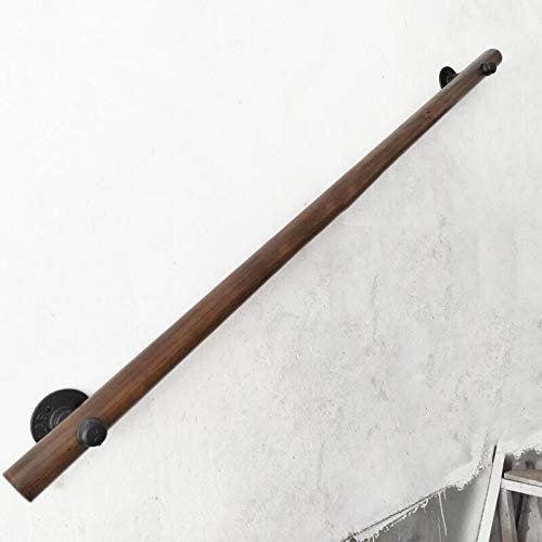 Pasamanos De Escalera De Madera Maciza De Estilo Europeo, Pasamanos De Escalera De Madera Maciza para Villa/Loft/Interior, Manijas Antideslizantes para Pasillos De Jardín De Infantes/Ancianos Cover