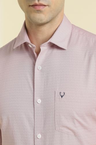 Image of Allen Solly Men Cotton Blend Regular Fit Shirt