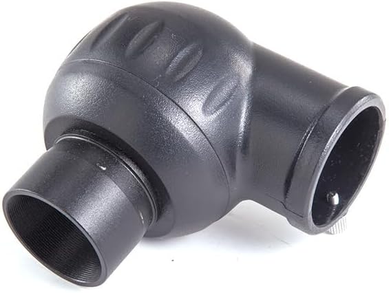 1.25 Inch 90 Degree Erecting Prism, 1.25'' Spherical Zenith Mirror Telescope Accessory for Astronomical Eyepiece Telescope Camera