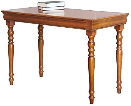 Classic desk in Louis Philippe style with turned legs and drawer