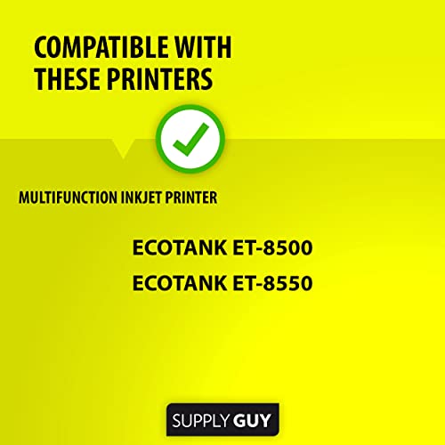 Supply Guy ink compatible with Epson 114 for EcoTank ET-8500, ET-8550 (6 Ink Bottles 6x70ml), Pigment & Photo Black, Cyan - Image 2