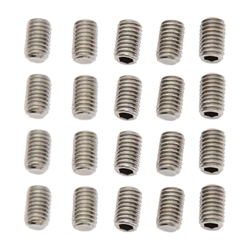 Osdhezcn 10 Pcs Stainless Steel Surfboard Fin Screws Screws 5mm Fin Plug Screws Fin Replacement Screw Hardware Part