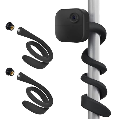 TEKCAM Flexibler Twist Mount Kamera Halterung kompatibel mit Blink Mini/Mini 2K+ Blink Outdoor 4 (4th Gen)/Outdoor 2K+ Blink XT/XT2 Blink Indoor Kamera Keine Bohrungen [2 Packung]