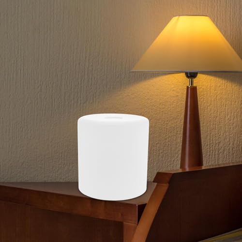 Pantalla cilíndrica blanca E27 resistente a impactos para iluminar el hogar 4