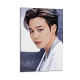 babycoupe Jimin Singer Poster Korean Idol Boy Group (20) Picture Print Wall Art Poster Painting Canvas Posters Artworks Gift Idea Room Aesthetic 12x18inch(30x45cm)